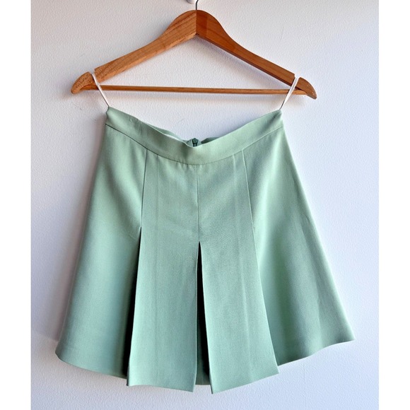 Miu Miu Dresses & Skirts - Miu Miu Women's NWOT Pleated Skirt IT40 US6 Mint Green 2011 Miuccia Prada NWOT